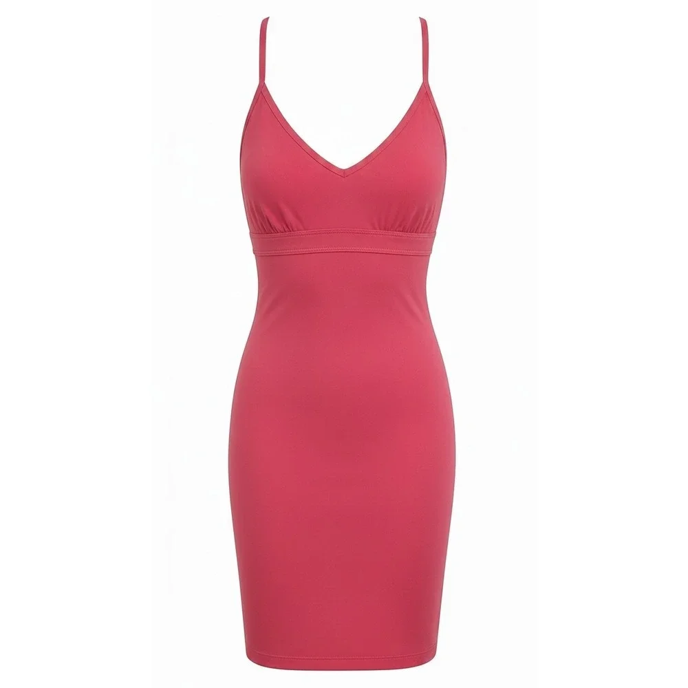 Athleta Shorebreak Swim Halter Dress Women sz Small Built In Bra Summer Resort